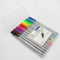 2015 dreieckigen Fine Liner Stift mit PVC-Schlauch verpackt Set